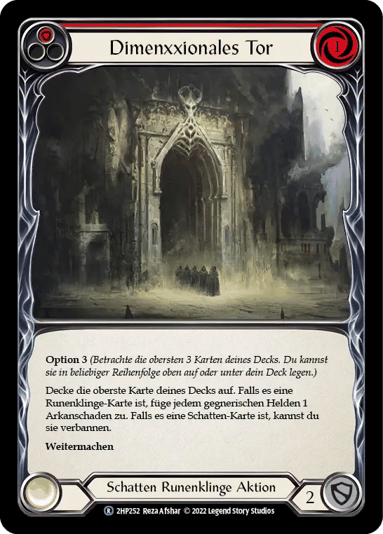 Dimenxxional Gateway (Red) — History Pack 2 - Black Label — Flesh and Blood