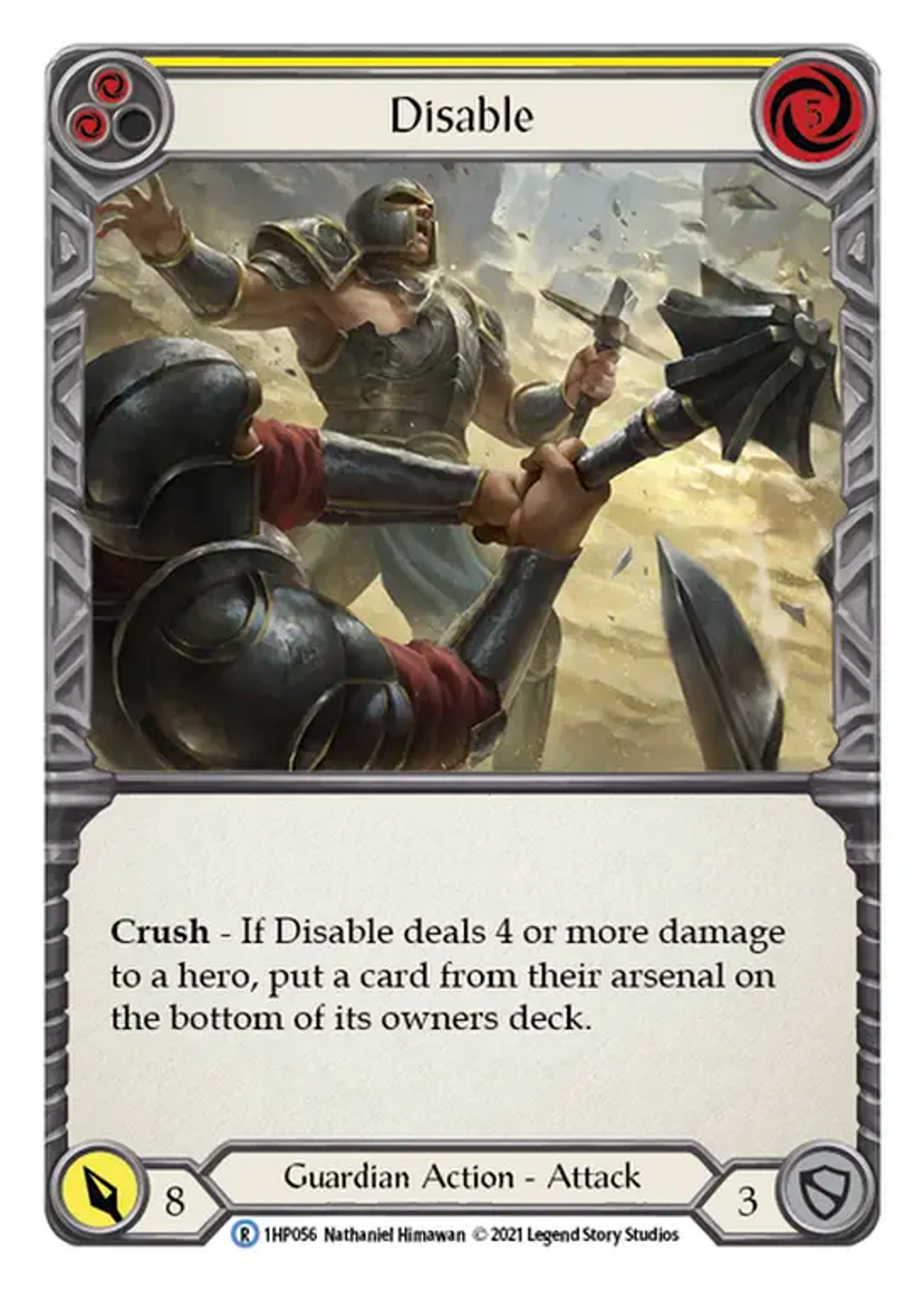 Disable (Yellow) — History Pack 1 — Flesh and Blood