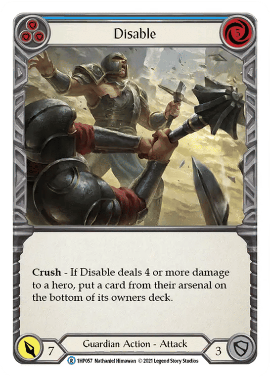 Disable (Blue) — History Pack 1 — Flesh and Blood