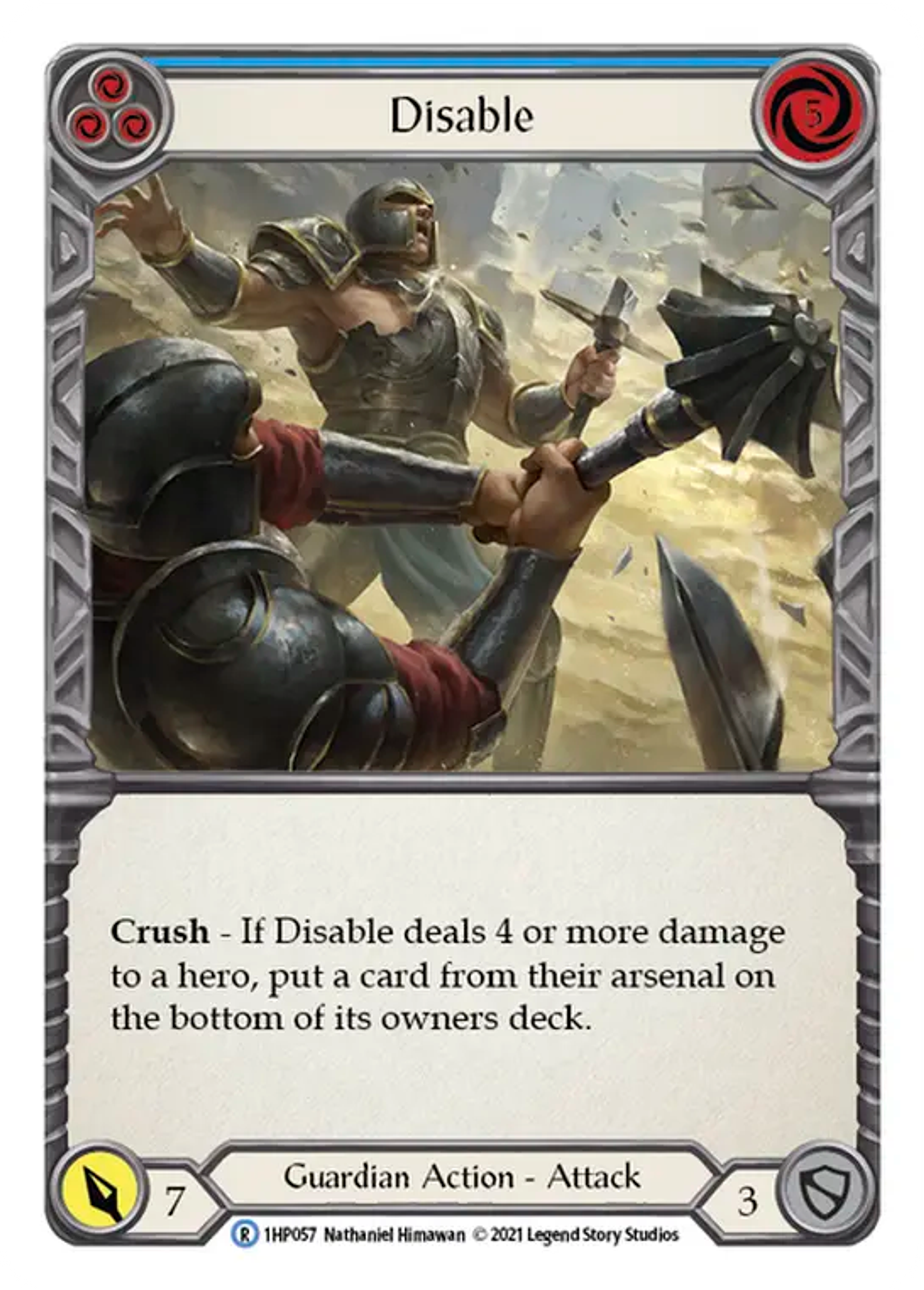 Disable (Blue) — History Pack 1 — Flesh and Blood