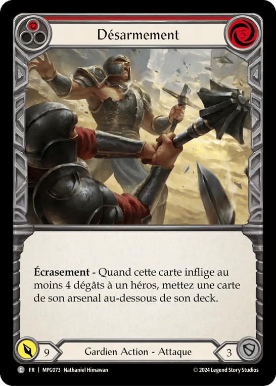 Désarmement — Mastery Pack Guardian — Flesh and Blood