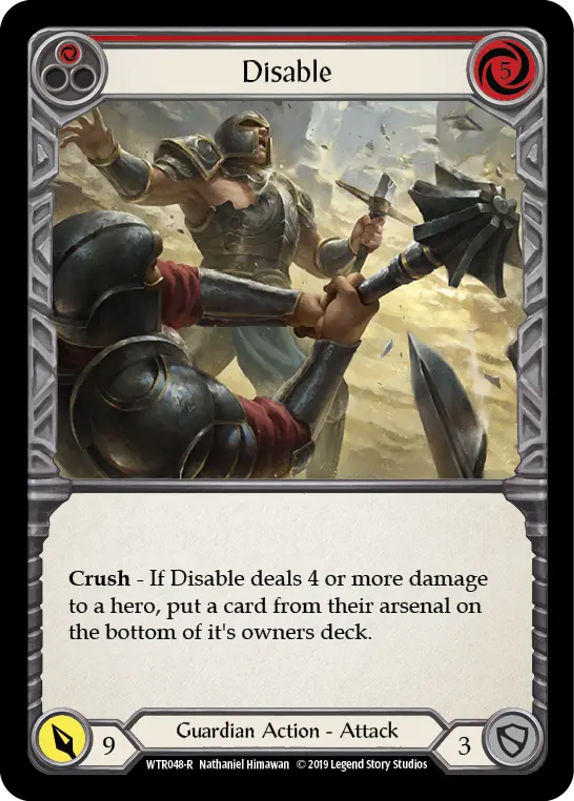 Disable (Red) — Welcome to Rathe — Flesh and Blood