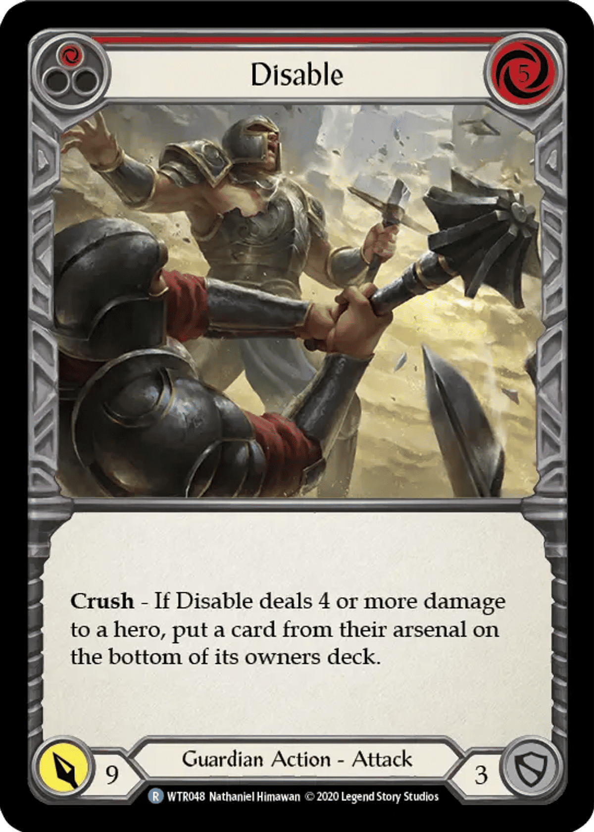 Disable (Red) from Welcome to Rathe - Unlimited - Flesh and Blood