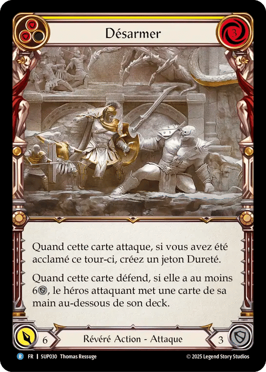 Désarmer — Super Slam — Flesh and Blood