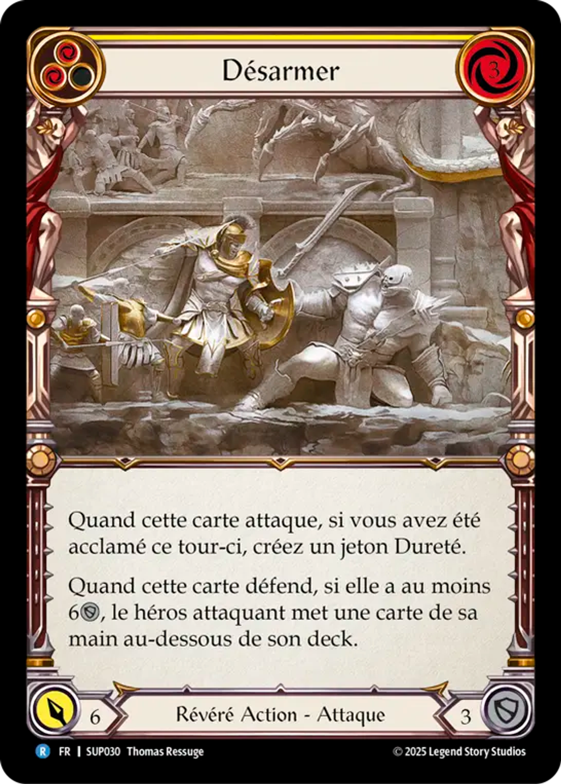 Désarmer — Super Slam — Flesh and Blood