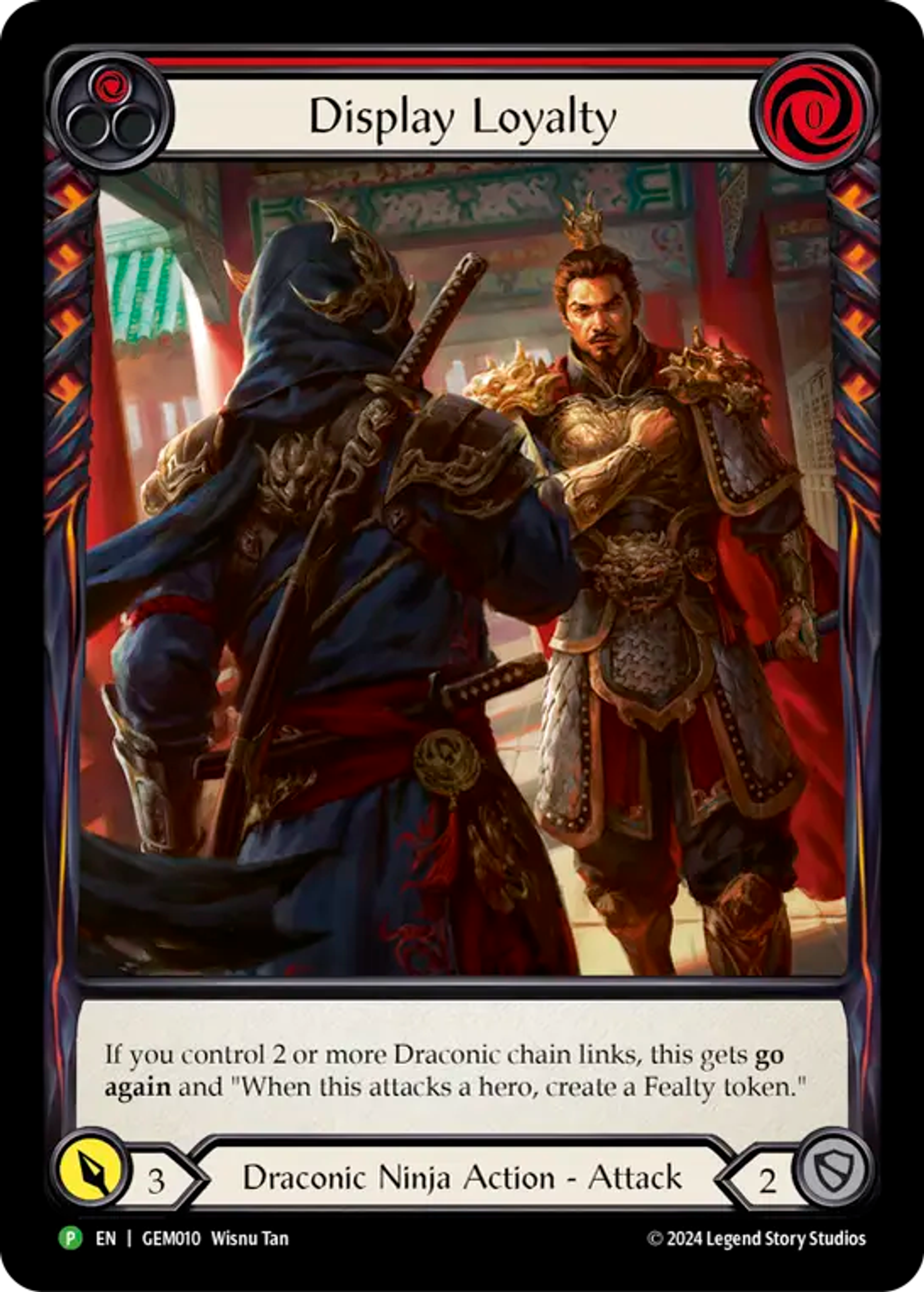 Display Loyalty — GEM - Pack 1 — Flesh and Blood