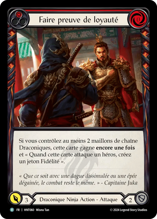 Faire preuve de loyauté — The Hunted — Flesh and Blood