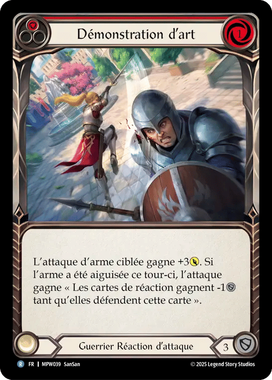 Démonstration d’art — Mastery Pack Warrior — Flesh and Blood