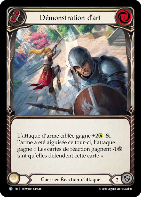 Démonstration d’art — Mastery Pack Warrior — Flesh and Blood