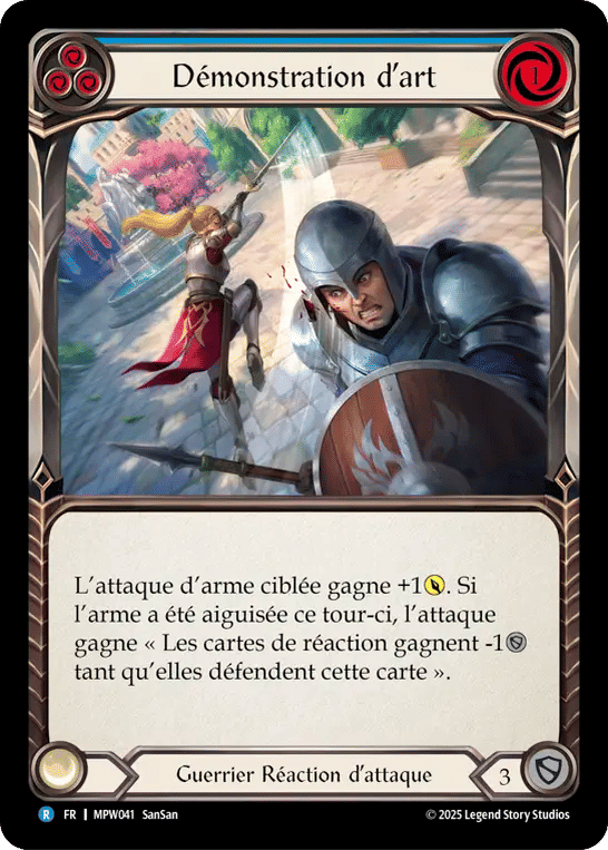 Démonstration d’art — Mastery Pack Warrior — Flesh and Blood
