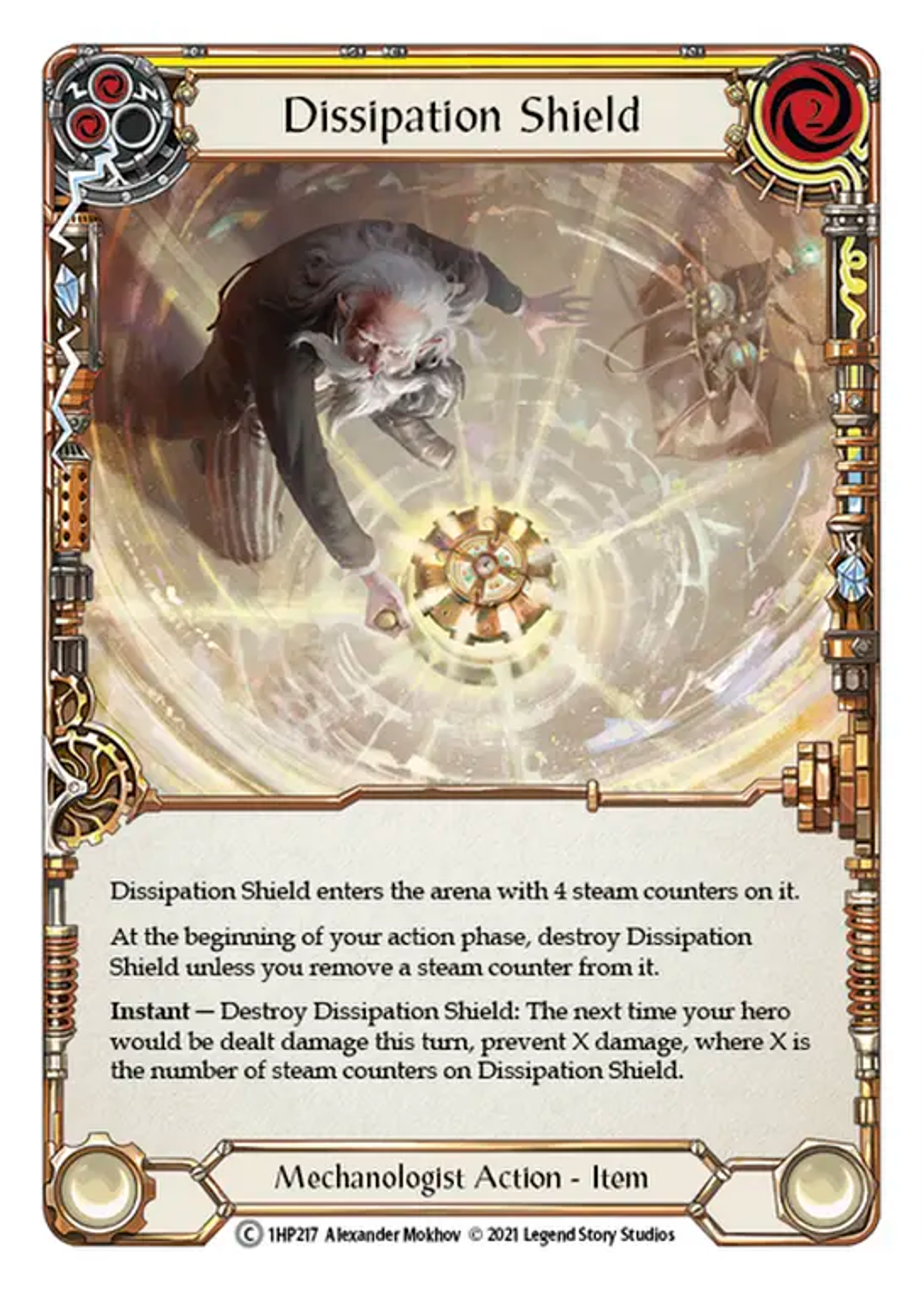 Dissipation Shield (Yellow) — History Pack 1 — Flesh and Blood