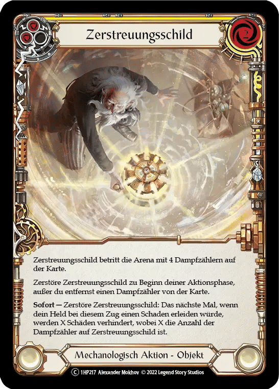 Dissipation Shield (Yellow) — History Pack 1 - Black Label — Flesh and Blood