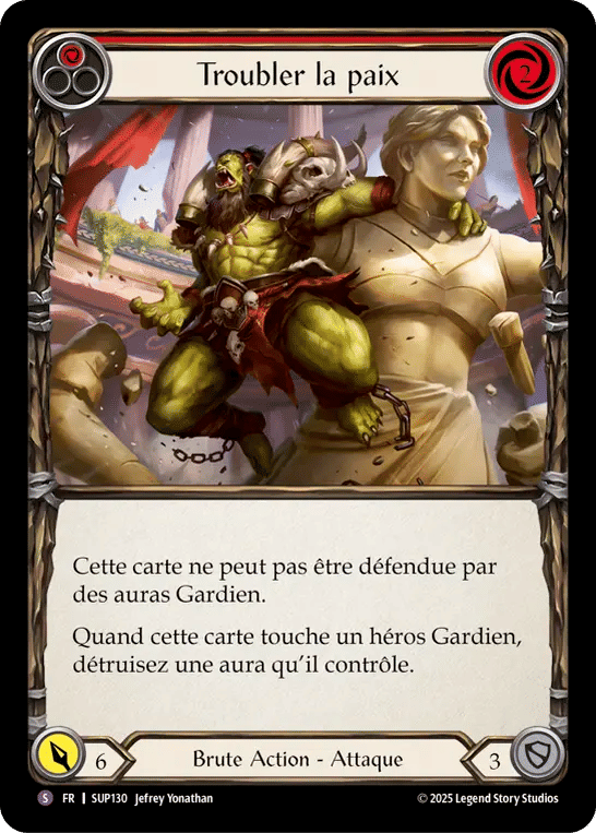 Troubler la paix — Super Slam — Flesh and Blood