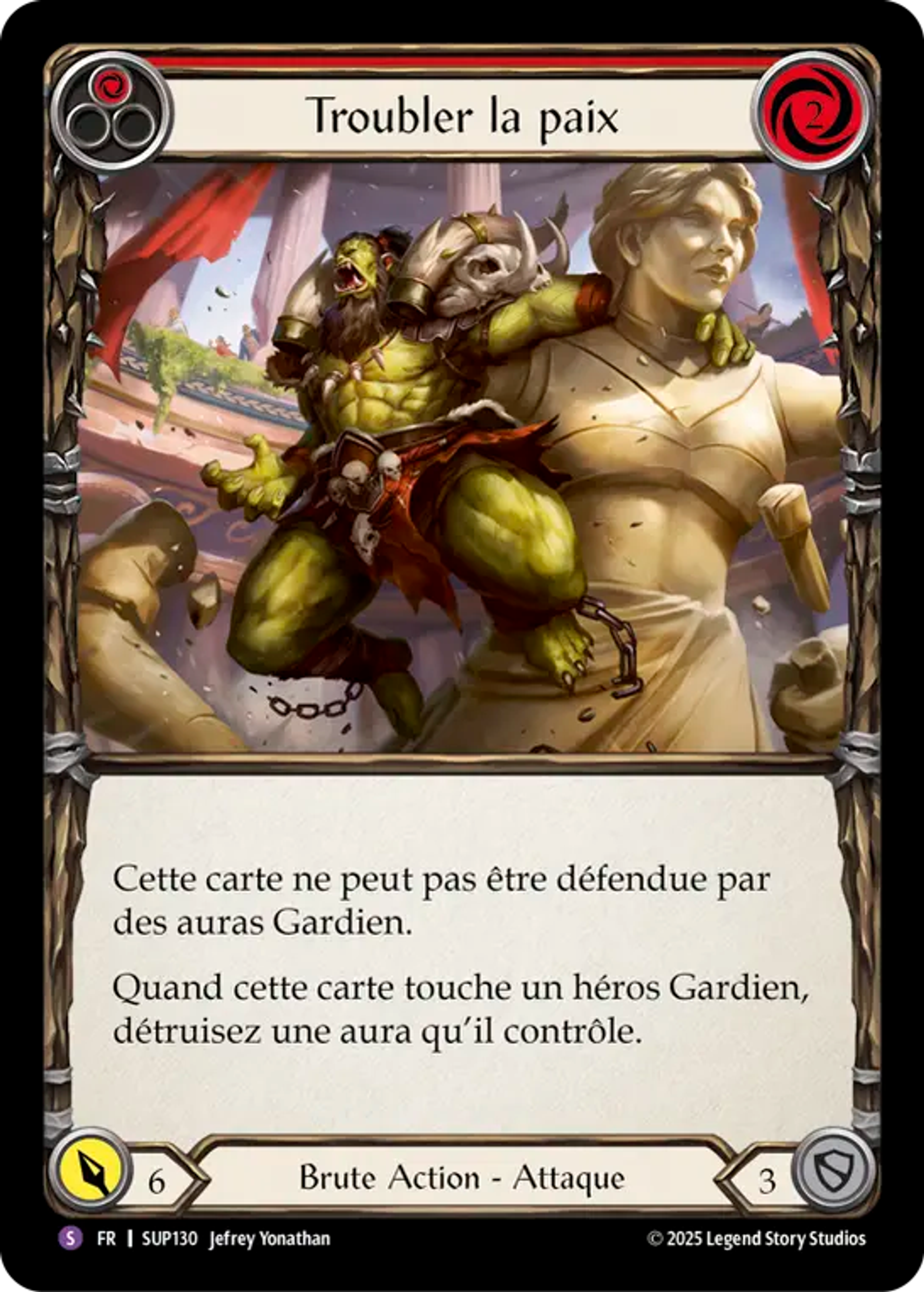 Troubler la paix — Super Slam — Flesh and Blood