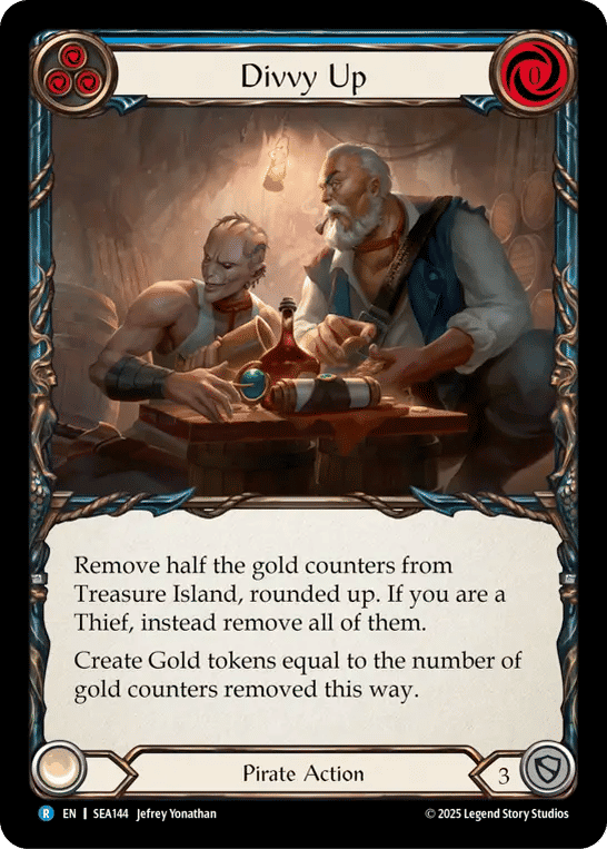 Divvy Up (Blue) — High Seas — Flesh and Blood