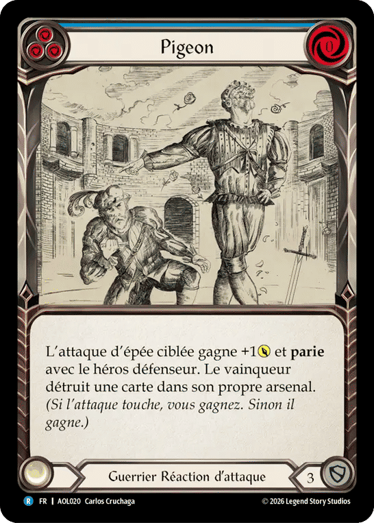 Pigeon — Armory Deck - Olympia, Prized Fighter — Flesh and Blood
