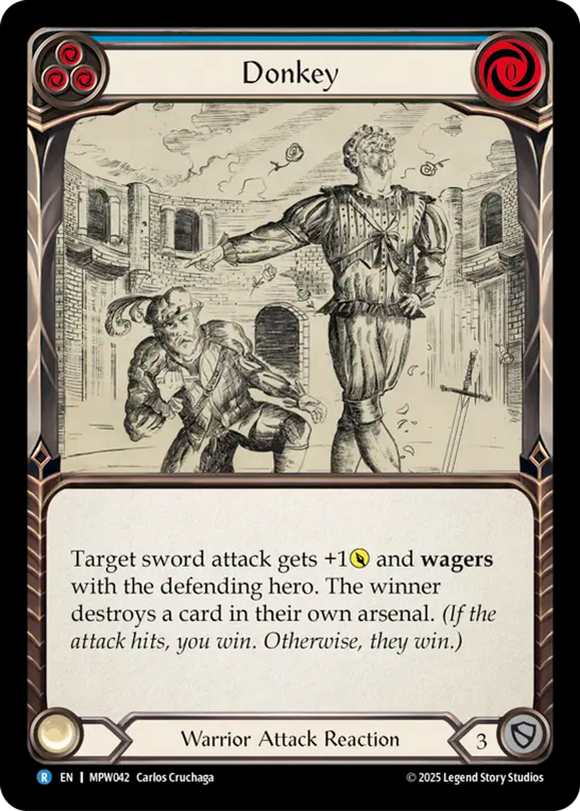 Donkey (Blue) — Mastery Pack Warrior — Flesh and Blood