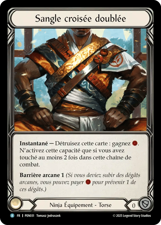 Double Cross Strap — Compendium of Rathe — Flesh and Blood