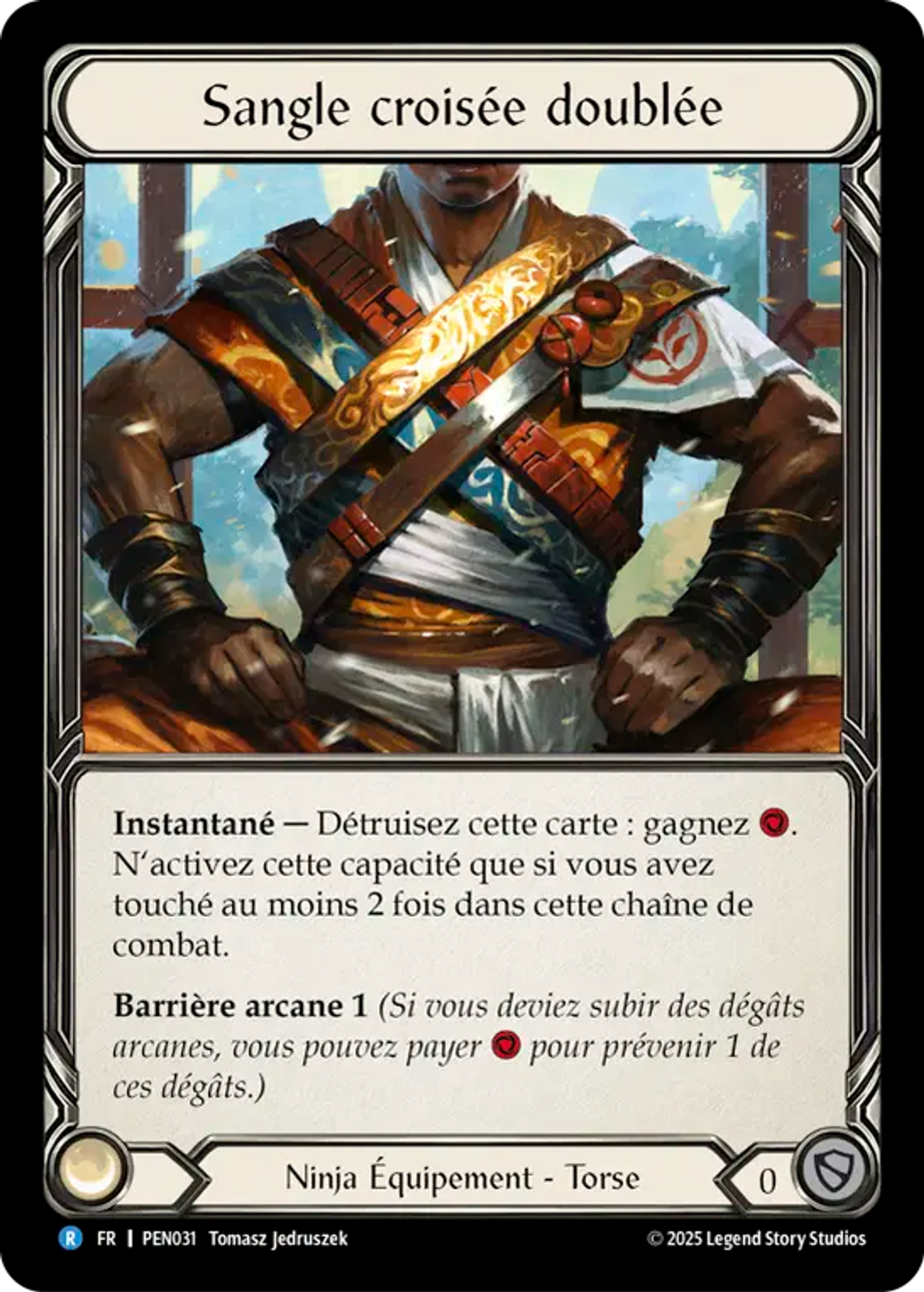 Double Cross Strap — Compendium of Rathe — Flesh and Blood