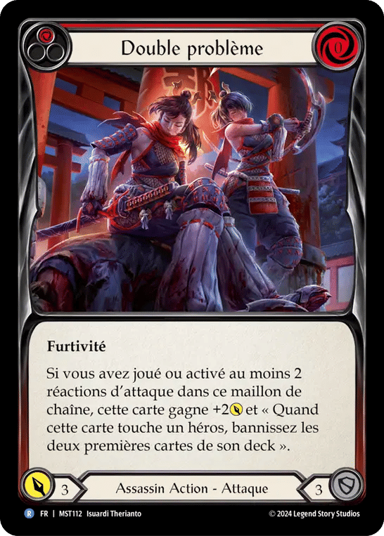 Double problème — Part the Mistveil — Flesh and Blood