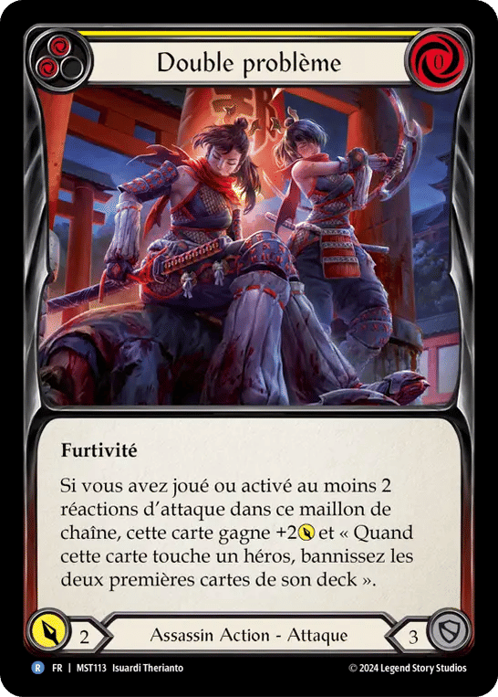 Double problème — Part the Mistveil — Flesh and Blood