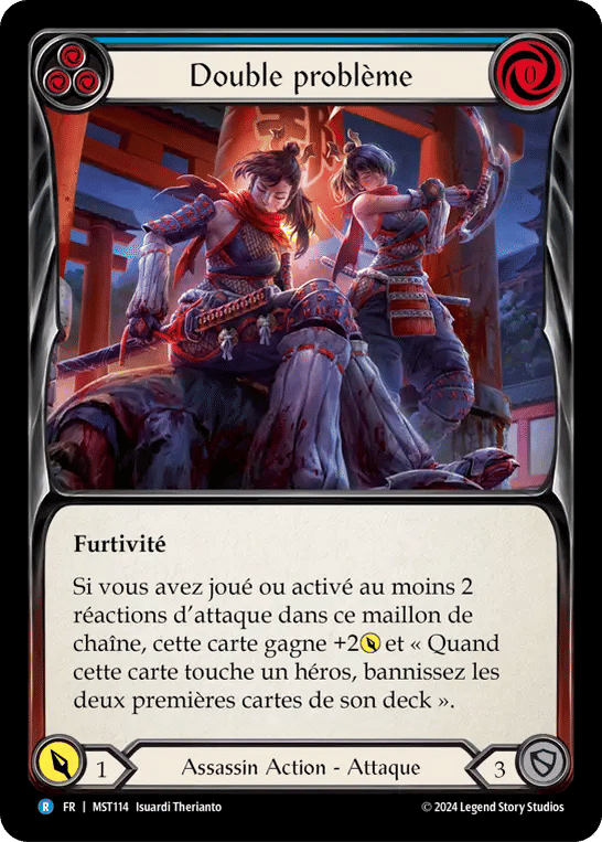 Double problème — Part the Mistveil — Flesh and Blood