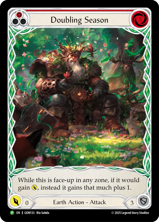 Doubling Season — GEM - Pack 4 — Flesh and Blood