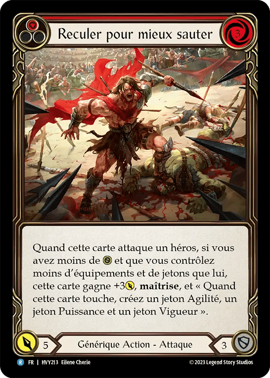 Reculer pour mieux sauter — Heavy Hitters — Flesh and Blood