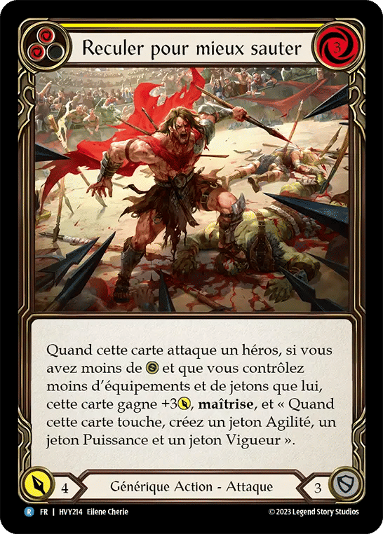 Reculer pour mieux sauter — Heavy Hitters — Flesh and Blood
