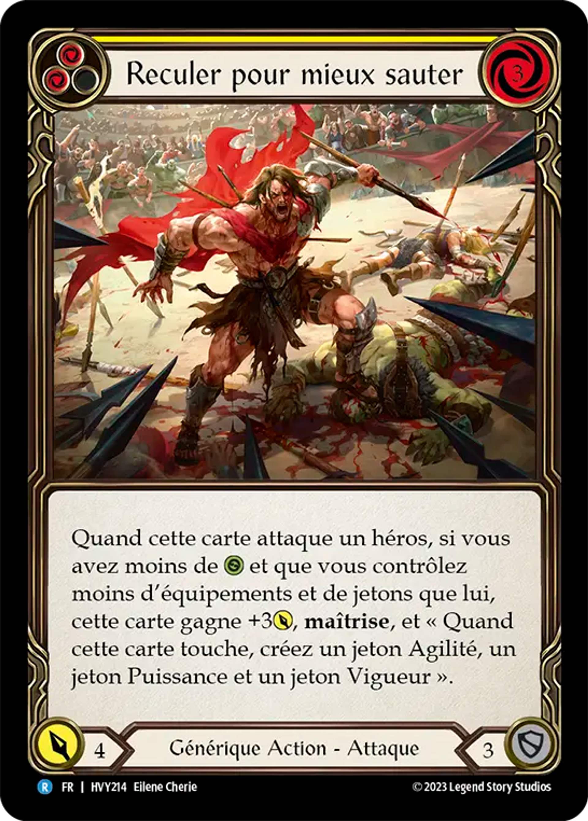 Reculer pour mieux sauter — Heavy Hitters — Flesh and Blood