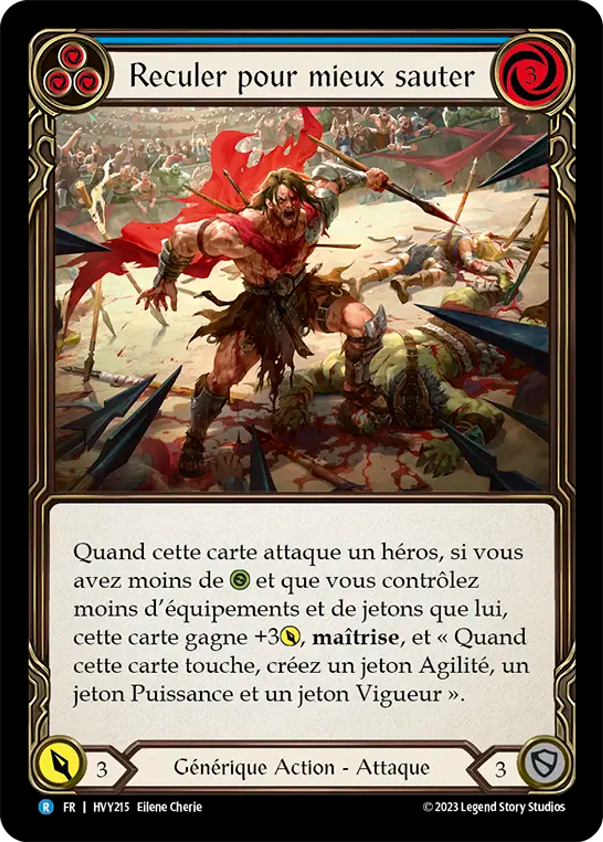 Reculer pour mieux sauter — Heavy Hitters — Flesh and Blood
