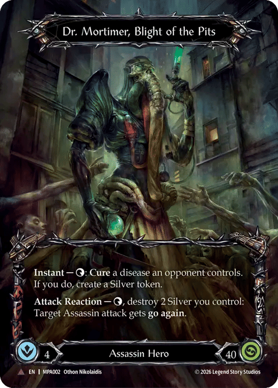 Dr. Mortimer, Blight of the Pits — Mastery Pack Assassin — Flesh and Blood