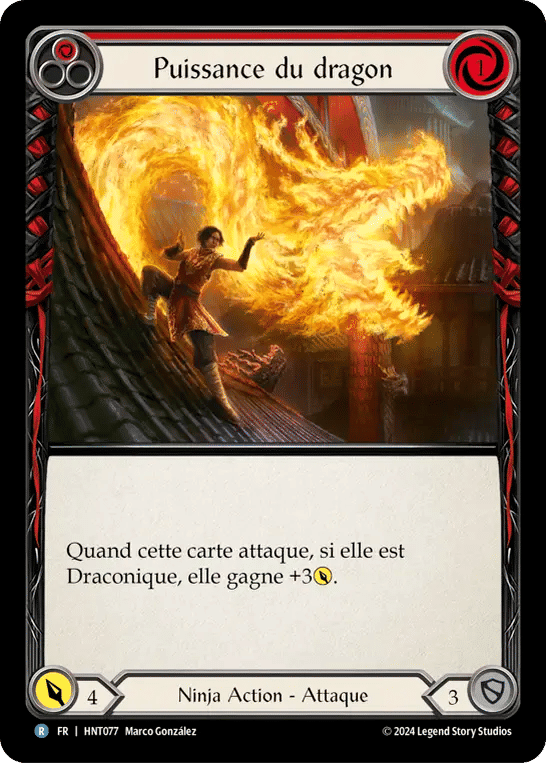 Puissance du dragon — The Hunted — Flesh and Blood