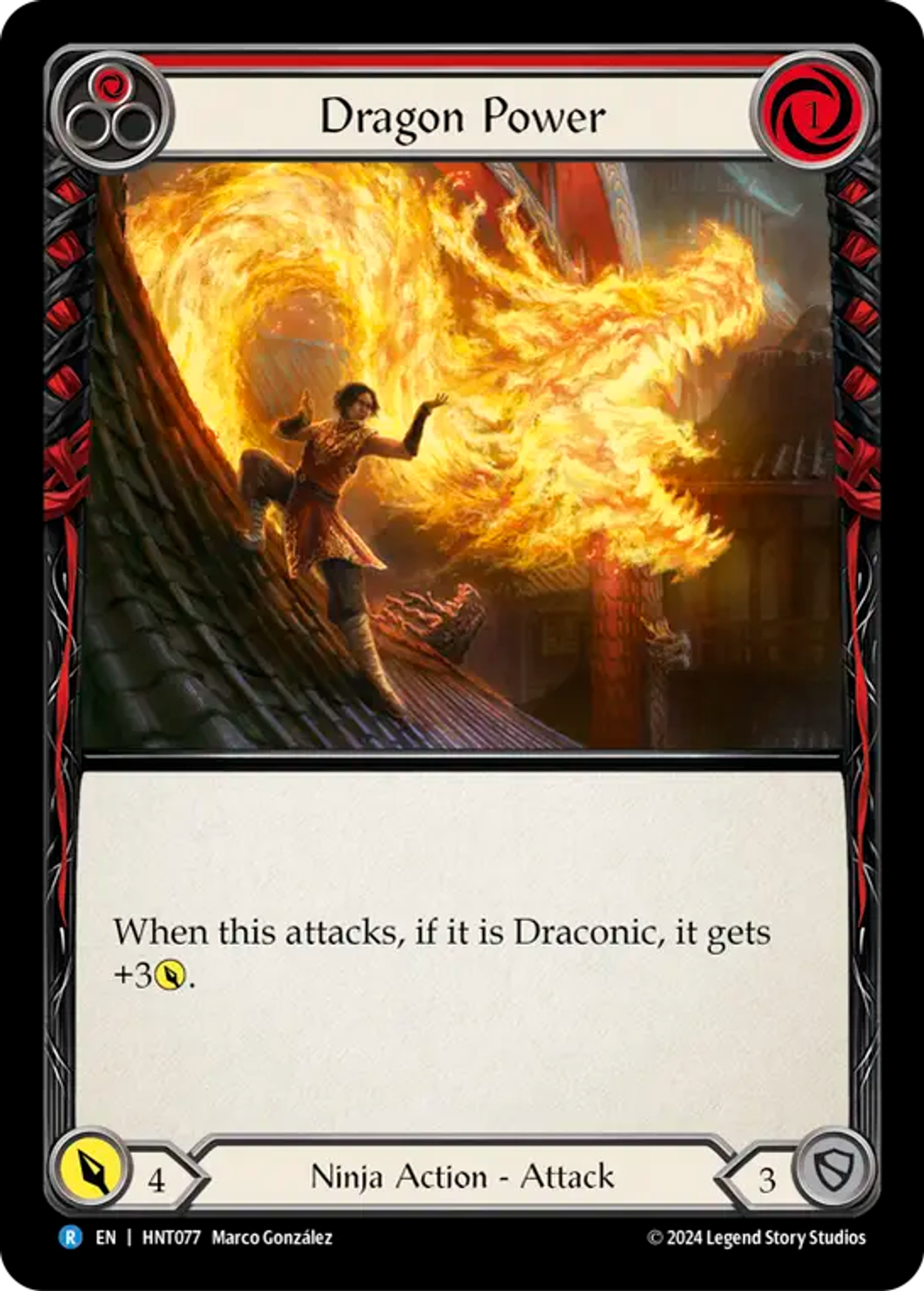 Puissance du dragon — The Hunted — Flesh and Blood