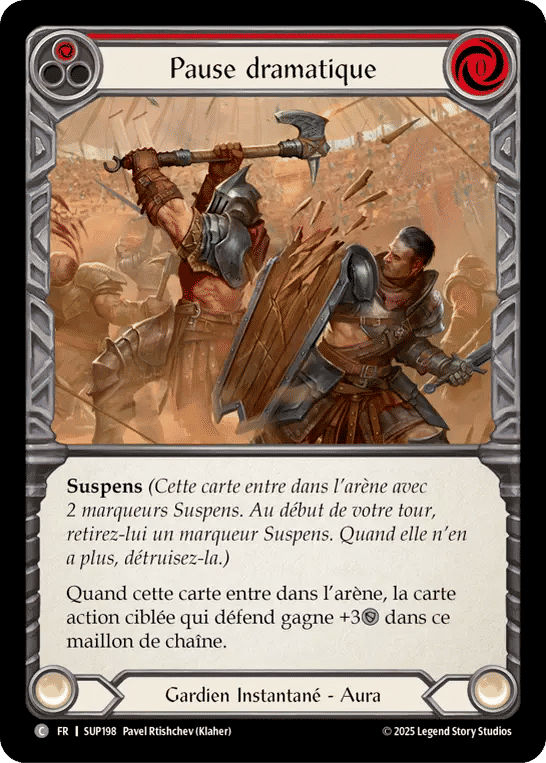 Pause dramatique — Super Slam — Flesh and Blood