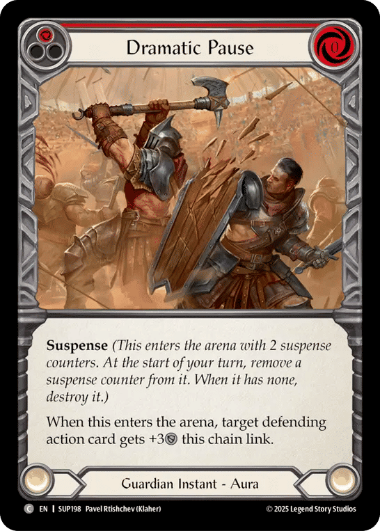 Dramatic Pause (Red) — Super Slam — Flesh and Blood
