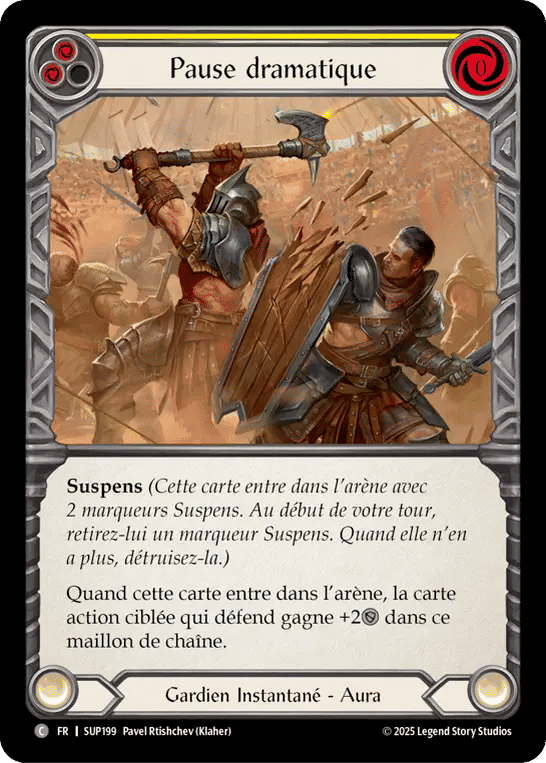 Pause dramatique — Super Slam — Flesh and Blood