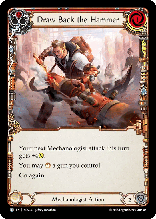 Draw Back the Hammer (Red) — High Seas — Flesh and Blood