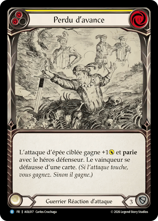 Perdu d’avance from Armory Deck - Olympia, Prized Fighter - Flesh and Blood