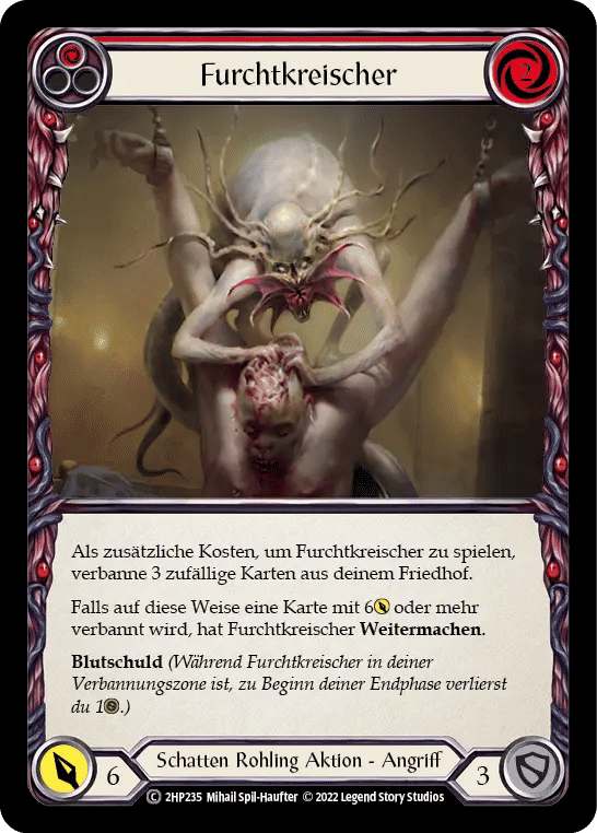 Dread Screamer (Red) — History Pack 2 - Black Label — Flesh and Blood