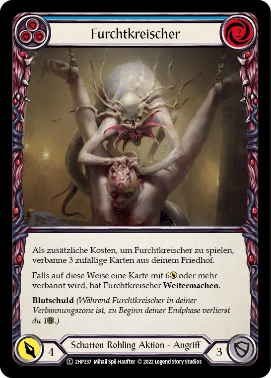 Dread Screamer (Blue) — History Pack 2 - Black Label — Flesh and Blood