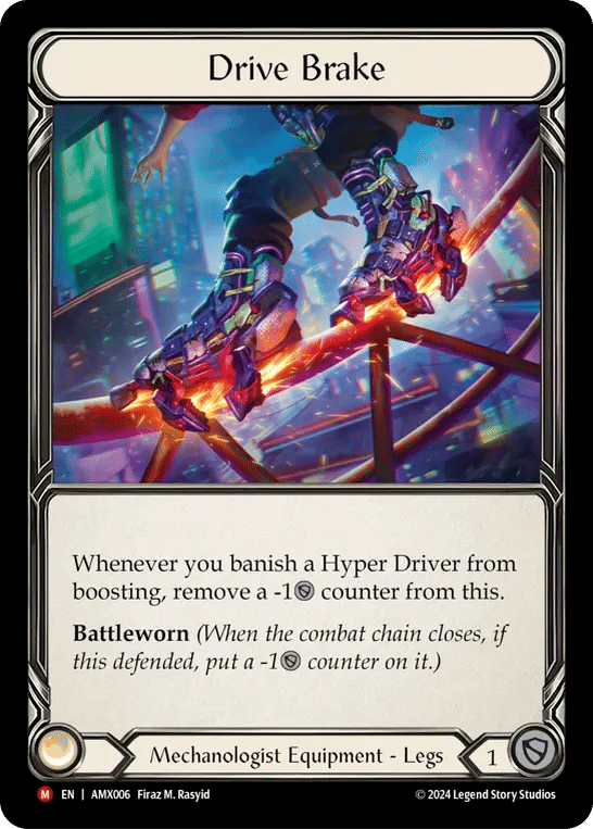 Drive Brake — Armory Deck - Maxx 'The Hype' Nitro — Flesh and Blood
