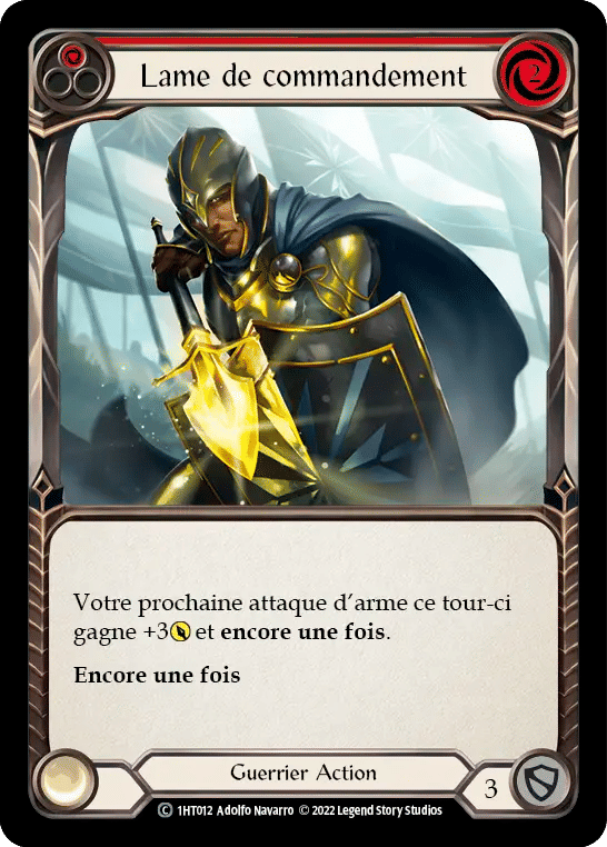 Lame de commandement — Dorinthea - Blitz Deck — Flesh and Blood