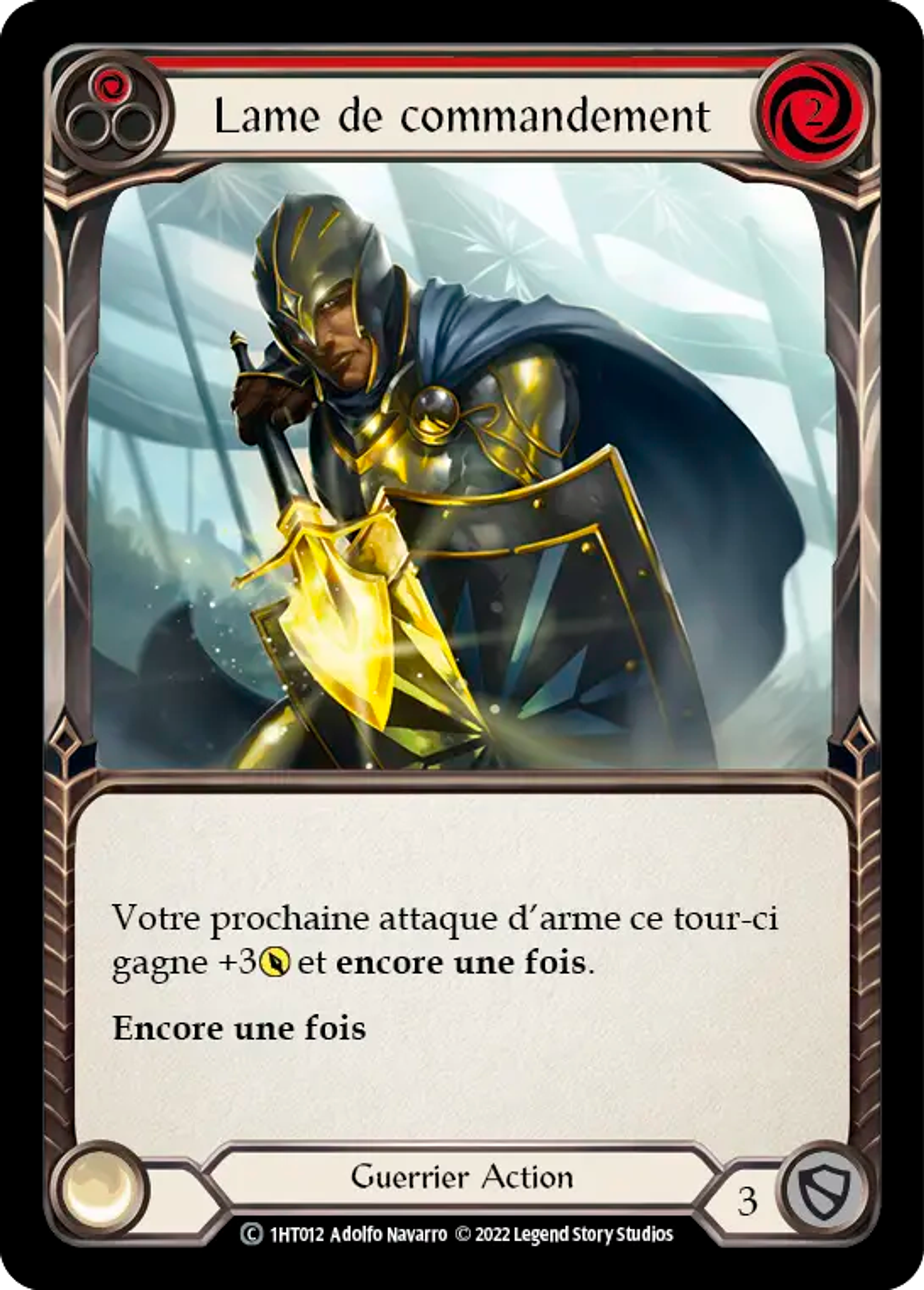 Lame de commandement — Dorinthea - Blitz Deck — Flesh and Blood