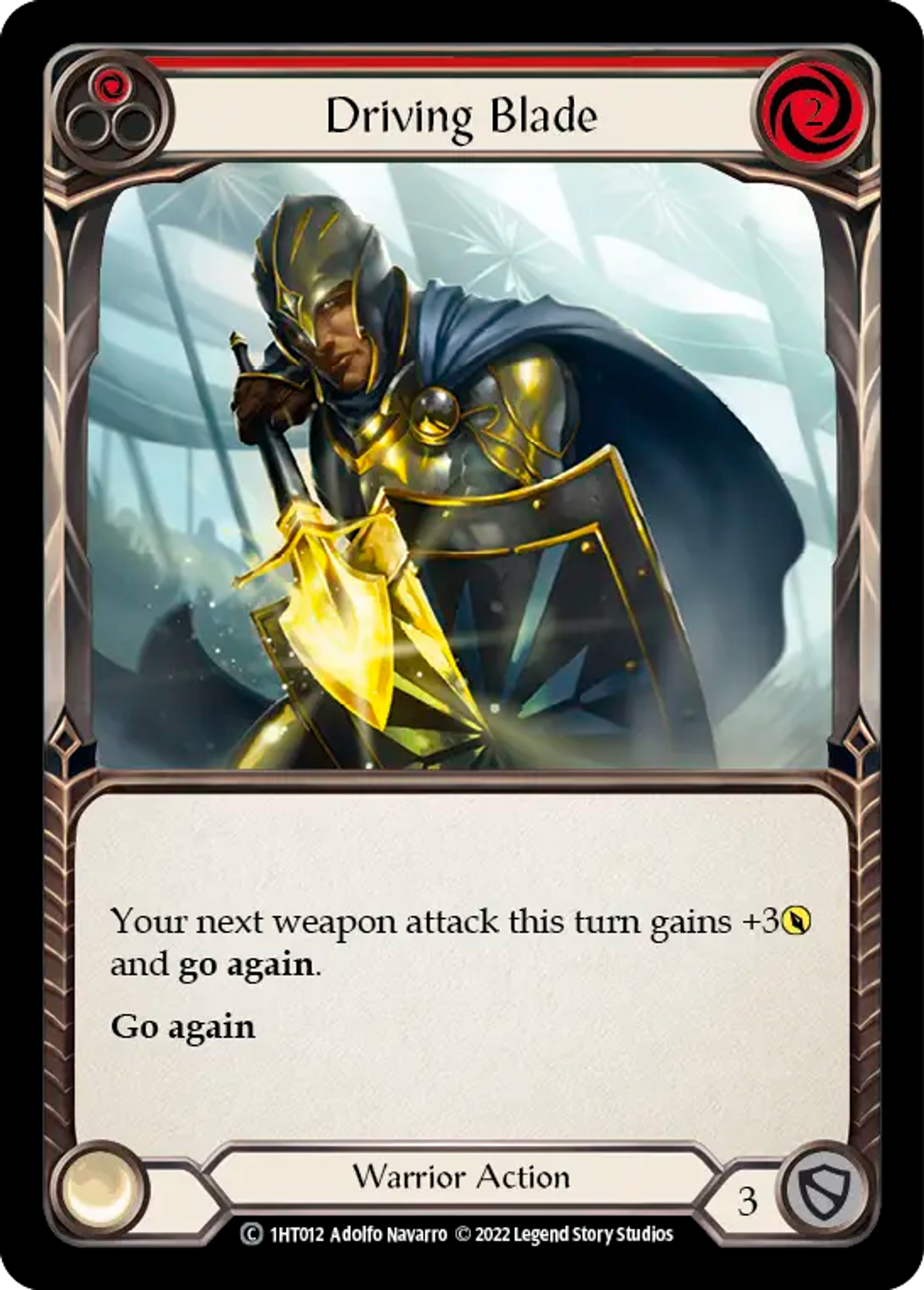 Driving Blade (Red) — Dorinthea - Blitz Deck — Flesh and Blood