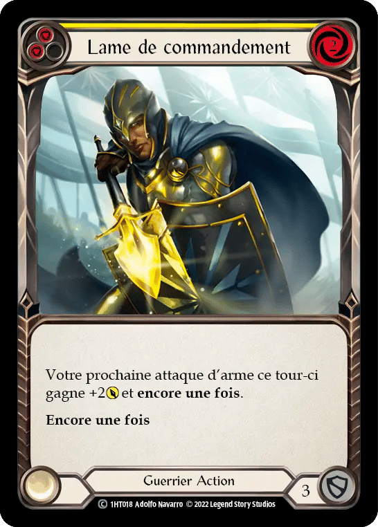 Lame de commandement — Dorinthea - Blitz Deck — Flesh and Blood