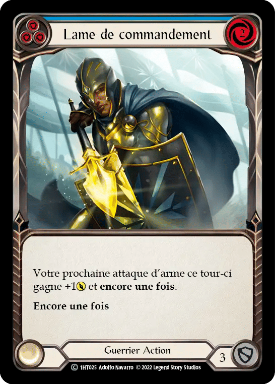 Lame de commandement — Dorinthea - Blitz Deck — Flesh and Blood