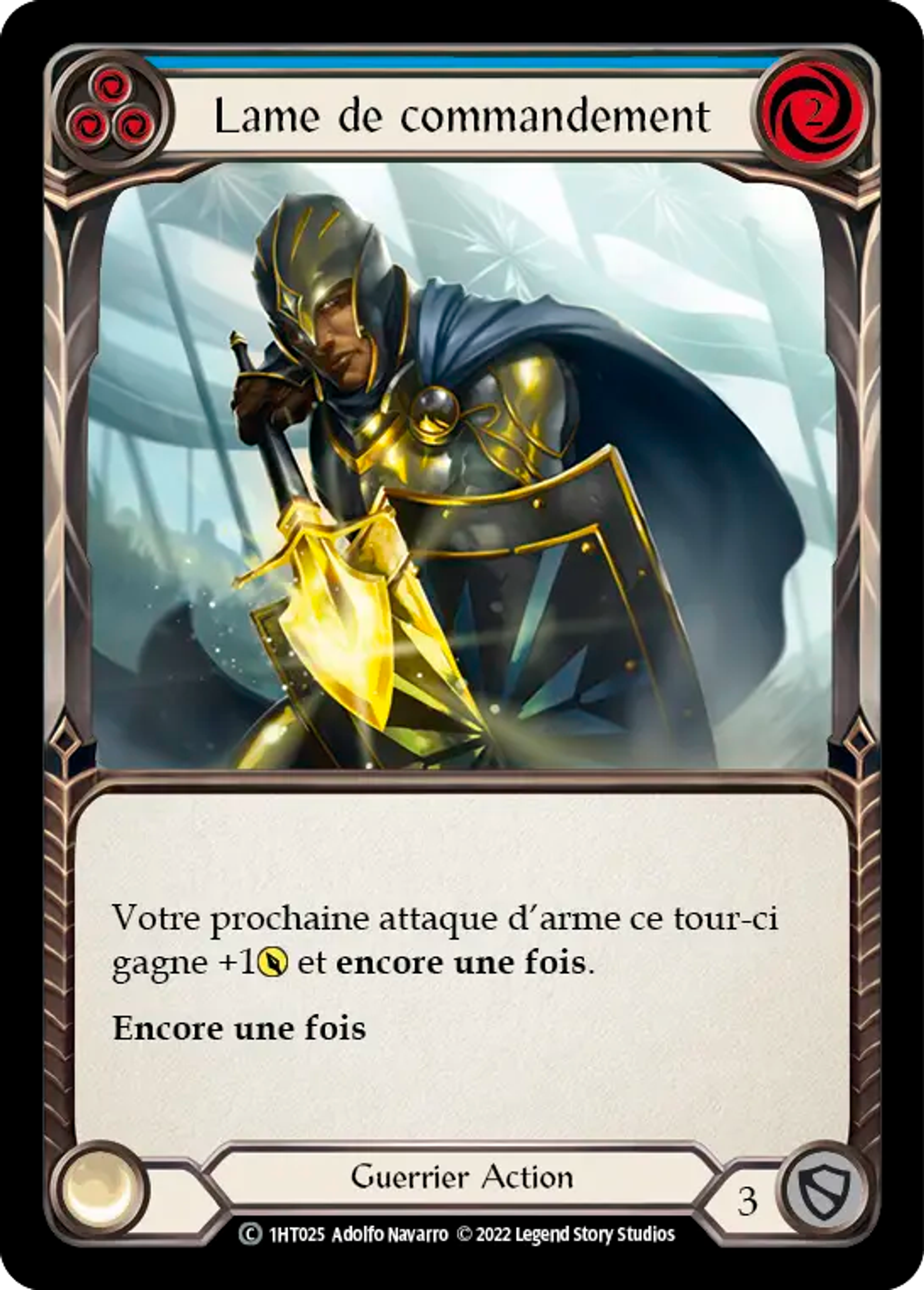 Lame de commandement — Dorinthea - Blitz Deck — Flesh and Blood