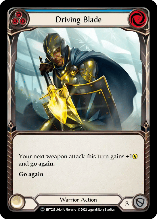 Driving Blade (Blue) — Dorinthea - Blitz Deck — Flesh and Blood