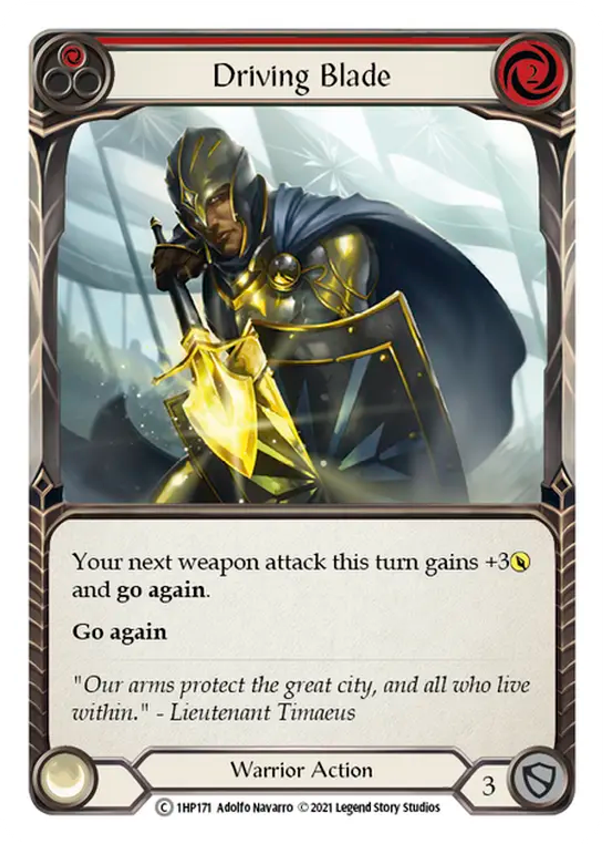 Driving Blade (Red) — History Pack 1 — Flesh and Blood